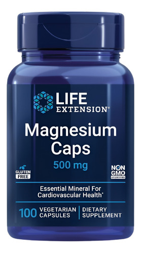 Magnesio Triple 500mg Por 100tab Vegetarianas Life Extension