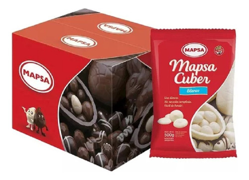 Chocolate Mapsa Cuber Baño Repostería - Sin Tacc 500gr X 10u