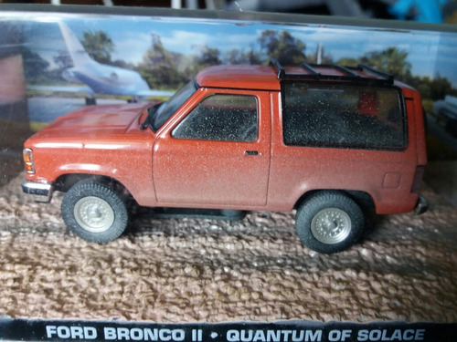 Camioneta 007 Ford Bronco Escala 1:43 Colección James Bond