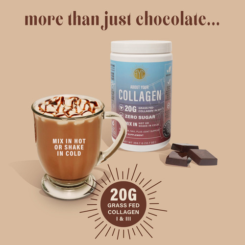 Péptidos De Colágeno En Polvo Acerca De Su Chocolate Con Col