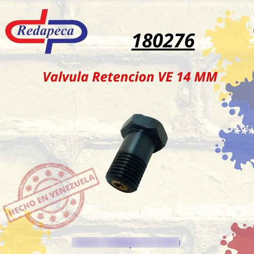 Valvula Retencion Ve 14mm  Cod 180276