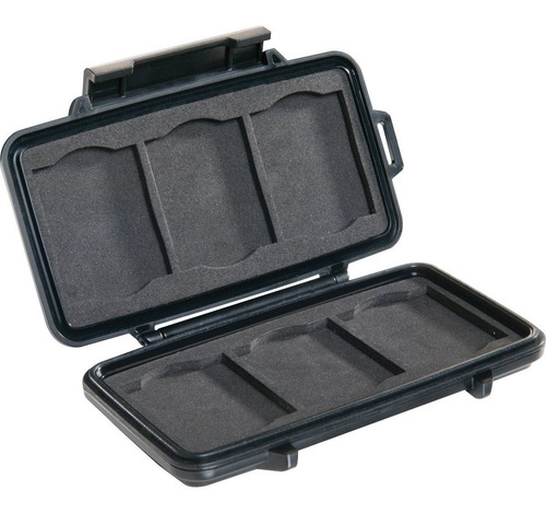 Estojo rígido Pelican 0945 para memórias - cor preta