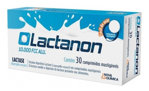 Lactanon 10.000fcc 30 Tabletes Dispersíveis Sabor