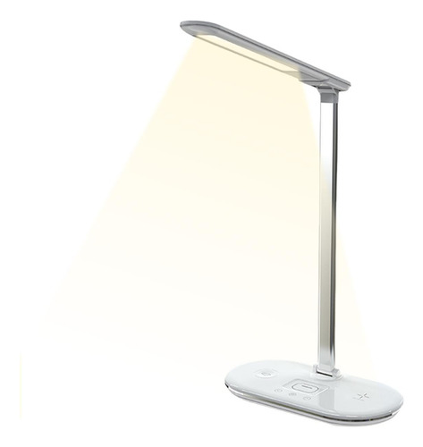 Lámpara De Escritorio Regulable Lámpara De Mesa Con Cargador