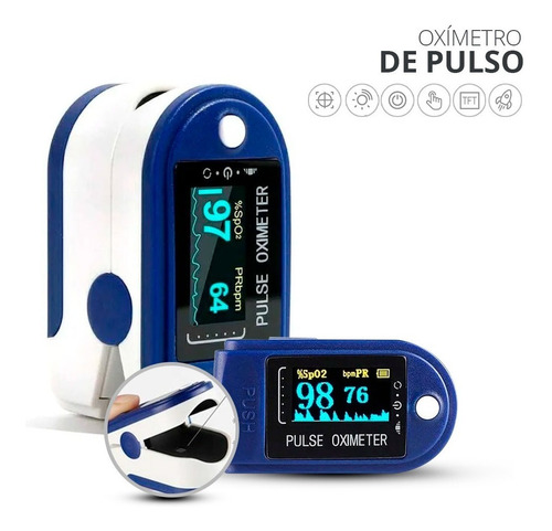 Imagen 6 de 6 de Oxímetro Profesional De Pulso Oxigenación Chequeo Digital