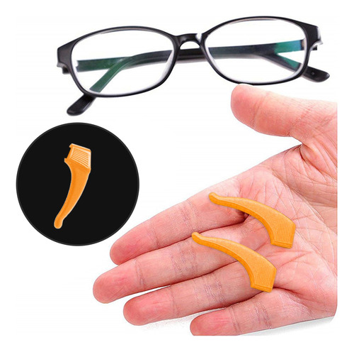 Juego De 4 Ganchos Antideslizantes Para Gafas Cómodos Para