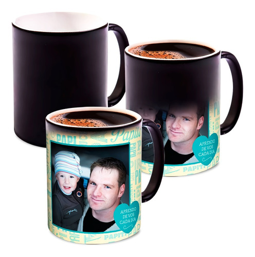 Taza Mágica  Reactiva Personalizado Con Tu Foto O Marca