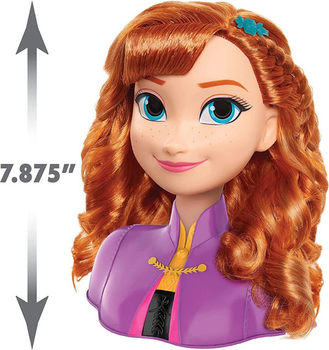 Muñeca Cabeza Peinado 14 Piezas Disney Frozen 2 Anna