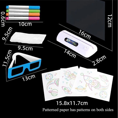 Tablero De Dibujo En 3d Pizarra Mágica