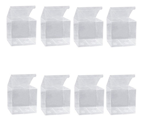 25 Unidades De Pvc Transparente Caja De Embalaje 12cm
