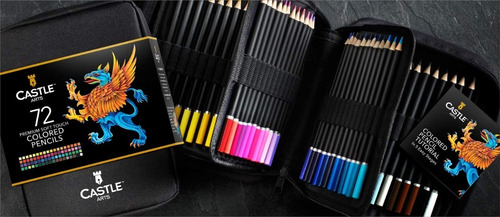 Imagen 5 de 7 de 72 Lapices De Colores Profesionales Castle Arts Supplies