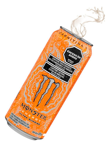 Monster Energy Ultra Sunrise Bebida Energizante 473ml Lata