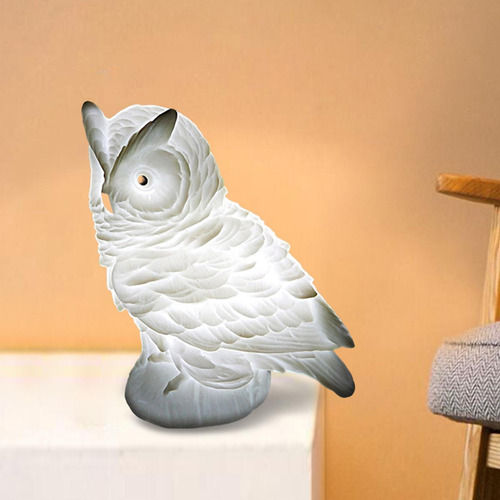 4 Animal De La Forma Del Búho Juega La Luz Decorativa De La