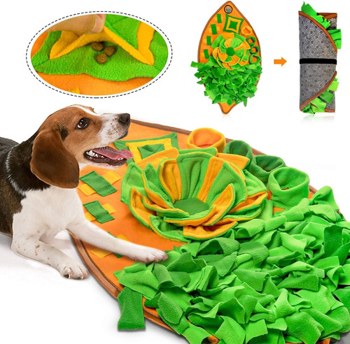 Awoof Snuffle Mat For Dogs, Dog Nosework Feeding Mat, Pet...
