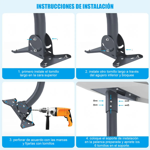 Kit Soporte Base Para Antena Starlink Estandar V4