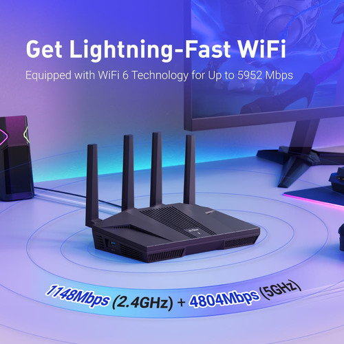 Roteador Wifi 6 Gl.inet Gl-mt6000 (sílex 2) Com Porta De 2,5