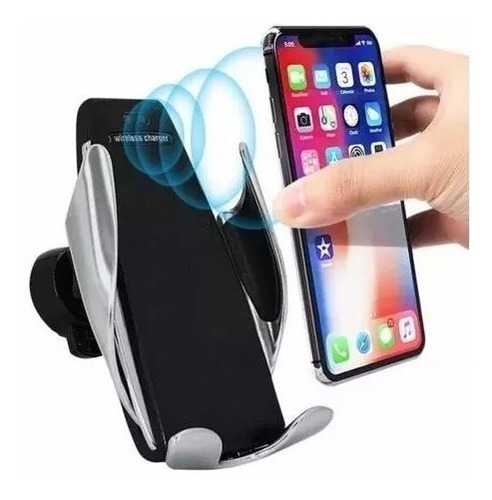 Suporte Com Carregador Veicular Automático Wireless 10w S5