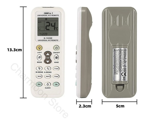 Control Universal Aire Acondicionado 1000 En 1 (k-1028e)