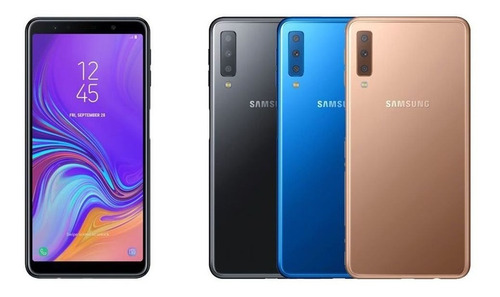 Samsung Galaxy A7 2018 4gb Ram 128gb Libre D Fabrica - Negro