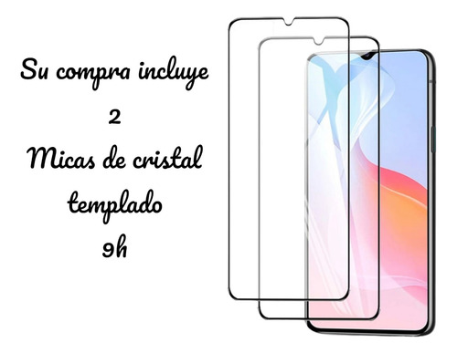 Funda Clip Reforzado Uso Rudo Para Zte A35 Más 2 Micas