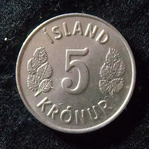 Islandia 5 Coronas 1980 Exc Km 18