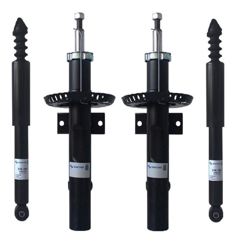 Combo 4 Amortiguadores Vw Fox 3 Puertas (2004-2015) - Sachs