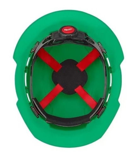 Imagen 4 de 8 de Casco Visera Completa Verde Accesorios Milwaukee 48731207