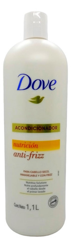  Acondicionador Dove Nutricion Anti-frizz De 1.1 Litros