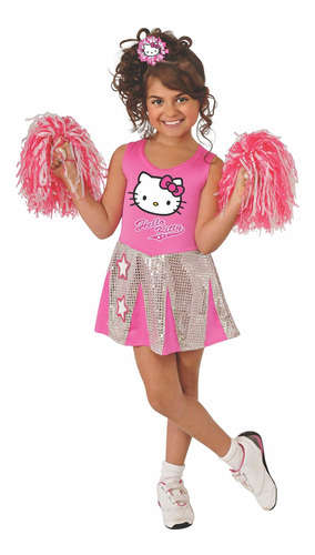 Rubies Hello Kitty Cheerleader Costume Niño Pequeño