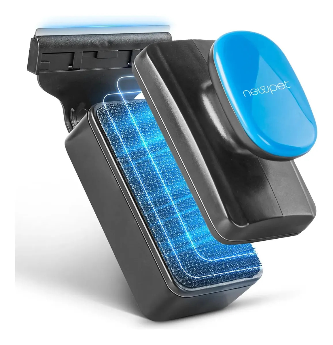 Ímã Limpador Vidro Aquário Newpet Raspador Alga Flutuante