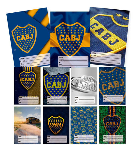 Kit Digital Carátulas Imprimibles Boca Juniors