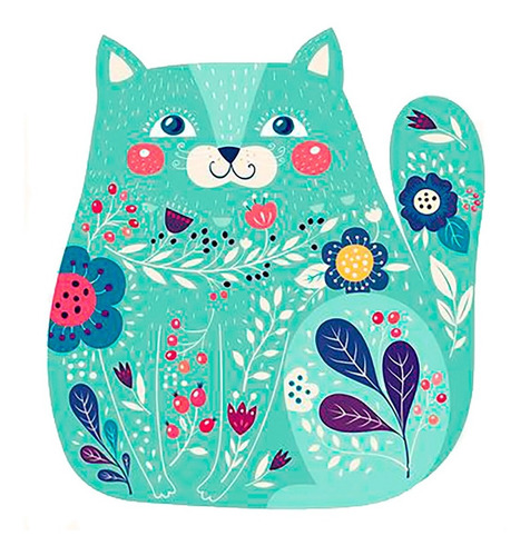 Imagen 3 de 6 de Decoupage Láminas Set Gatos Folk Laura Craft