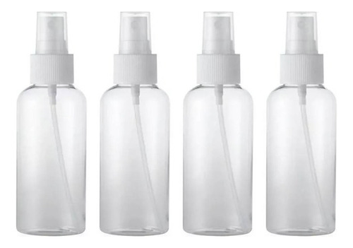 Botella Plástica Rociador Spray - 75 Ml ( 4 Unidades)