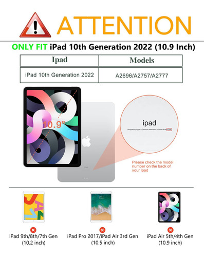 Funda Vimorco Para iPad De 10ª Generación, Funda Para iPad