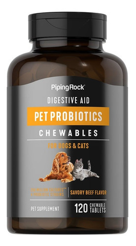 Probioticos Perros Gatos Mascotas Ayuda Digestiva 120 Tablet