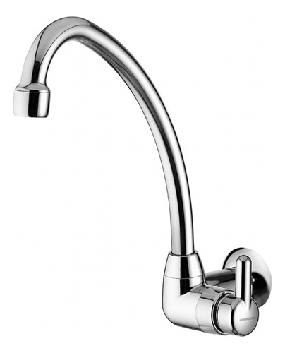Torneira Em Abs Para Cozinha De Parede Cromada Lorenzetti