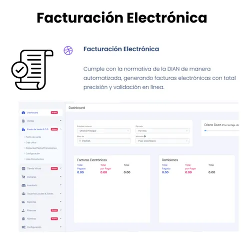 Todo En Uno Táctil Jaltech I3 8gb 256gb + Software 1 Año