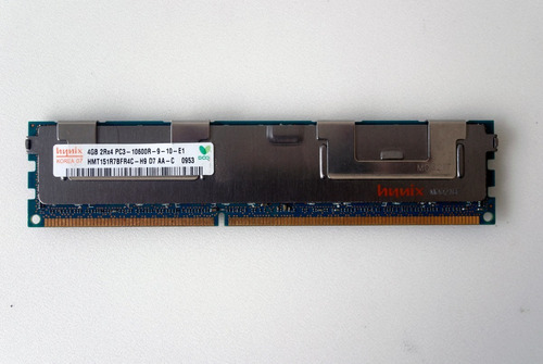 Imagem 1 de 2 de Memória Ecc Reg 4gb 1333mhz Ddr3 Pc3-10600r Hmt151r7bfr4c-h9