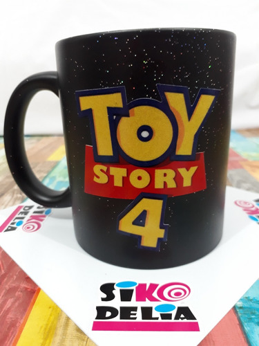 Taza Magica 3d Glitter  Toy Story 4 