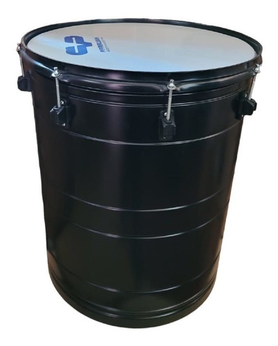 Surdo Metalico 18'' X 60cm Color Negro Musicapilar