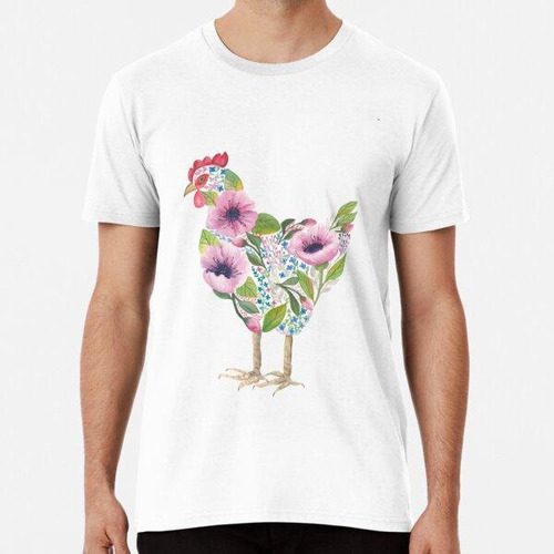 Remera Gallina Floréale Algodon Premium