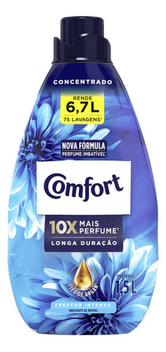 Comfort Cuidado Intensivo amaciante de roupa concentradofrasco 1,5l