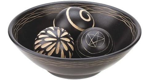 Artisan Deco Bowl Y Centro De Mesa De Bola