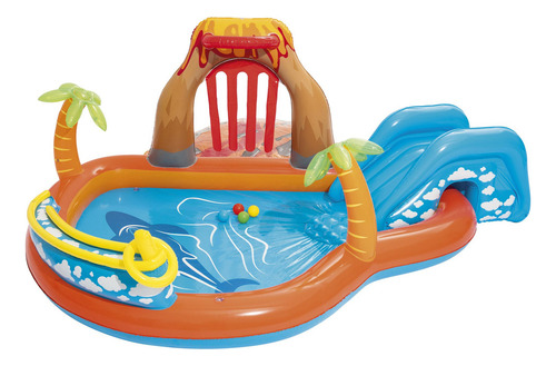 Centro De Juegos Acuático Lava Lagoon Bestway modelo 53069