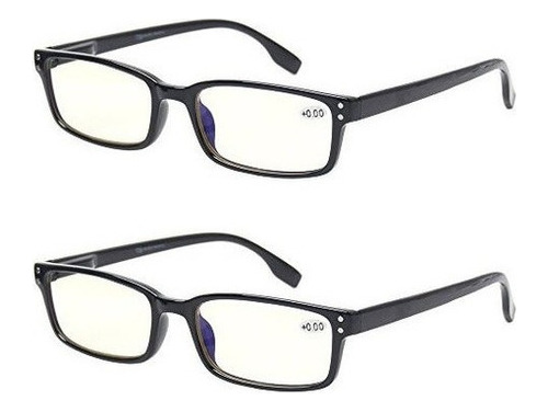 Gafas Para Computadora 2 Pares De Proteccion Uv, Antirrayas