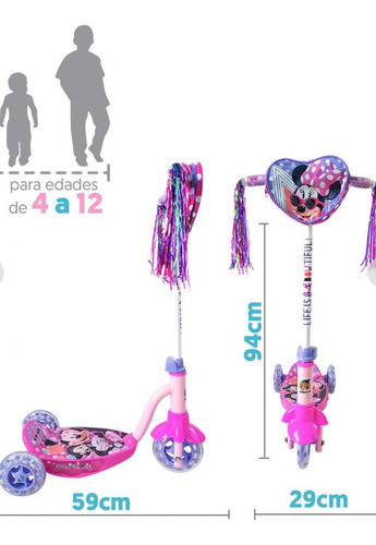 Scooter Apache, Minnie Mouse Rosa Minnie Mouse (Usado)