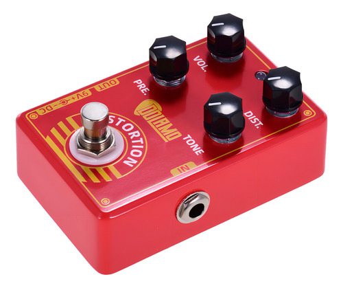 Pedal De Efeito De Guitarra Dolamo D-9 Distortion Com Presen Cor Preto