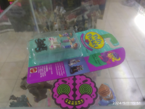 Vintage Polly Pocket, Scooter Fun Dolls Muñecas Miniatura (Usado)