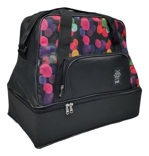 Imagen 2 de 9 de Combo Bolso De Patin Cajon Estampado Yuco + Cubre Patin