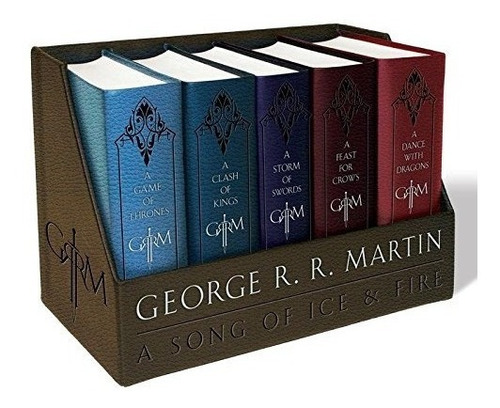 Game Of Thrones A Song Of Ice And Fire Boxset 5 Libros Lujo